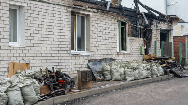 Professional Fire Damage Removal technician working in Nokomis, FL